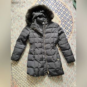 Navy blue Calvin Klein coat